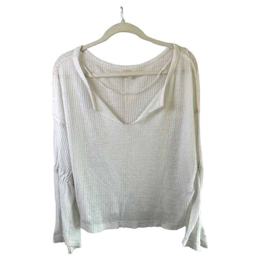 We The Free Top Womens XS Indie Sleaze Lightweight Sheer Flared Sleeve